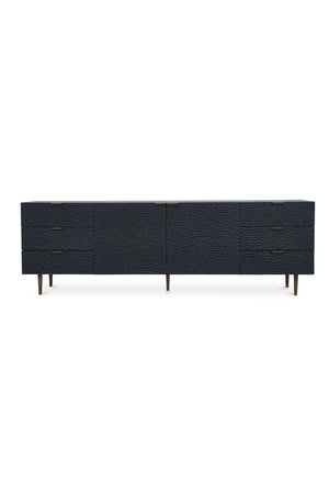   Modern European furniture - Black Relief Carved Sideboard - www.oroa.com | Oroa.com