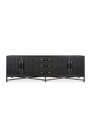   Modern European furniture - Vegan Leather 4-Door Sideboard - www.oroa.com | Oroa.com