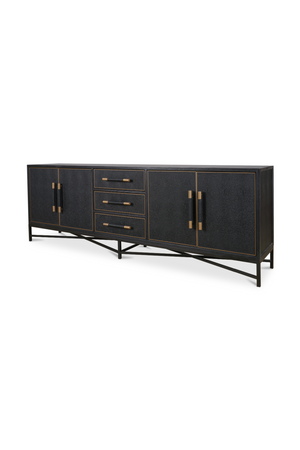   Modern European furniture - Vegan Leather 4-Door Sideboard - www.oroa.com | Oroa.com