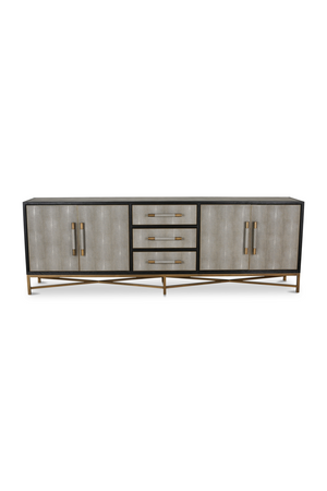  Modern European furniture - Vegan Leather 4-Door Sideboard - www.oroa.com | Oroa.com