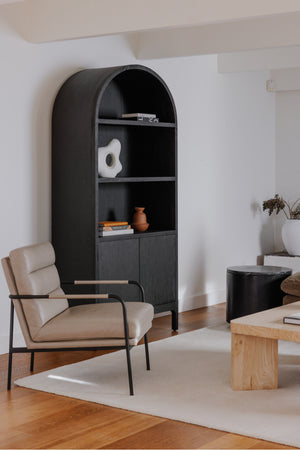  Modern European furniture - Black Oak Arched Cabinet - www.oroa.com | Oroa.com