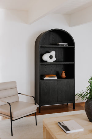   Modern European furniture - Black Oak Arched Cabinet - www.oroa.com | Oroa.com