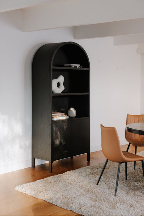   Modern European furniture - Black Oak Arched Cabinet - www.oroa.com | Oroa.com