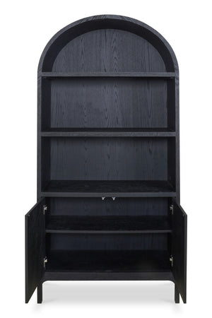   Modern European furniture - Black Oak Arched Cabinet - www.oroa.com | Oroa.com