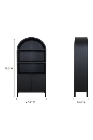   Modern European furniture - Black Oak Arched Cabinet - www.oroa.com | Oroa.com