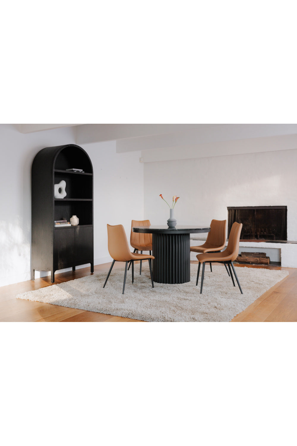   Modern European furniture - Black Oak Arched Cabinet - www.oroa.com | Oroa.com