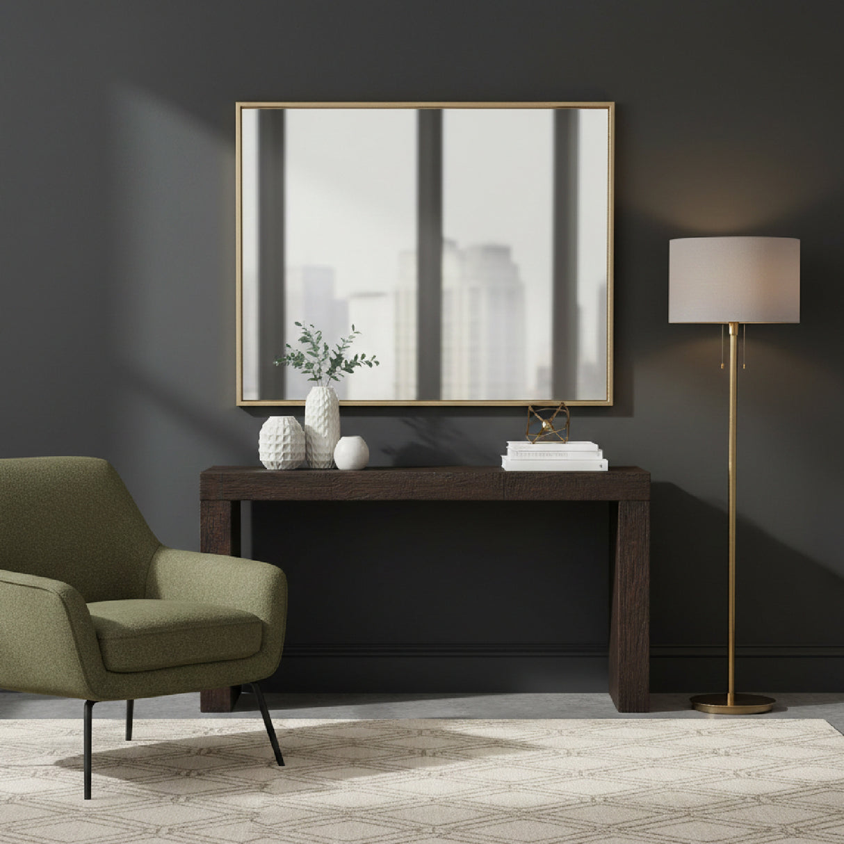  Modern European furniture - Rustic Oak Console Table - www.oroa.com | Oroa.com