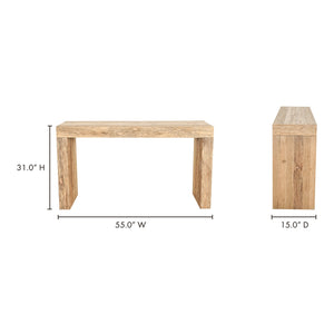   Modern European furniture - Rustic Oak Console Table - www.oroa.com | Oroa.com