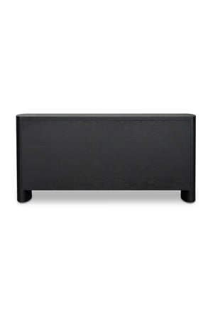   Modern European furniture - Black Herringbone Patterned Sideboard - www.oroa.com | Oroa.com