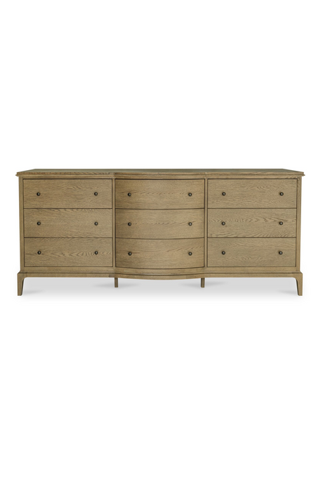   Modern European furniture - Brown Oak 9-Drawer Dresser - www.oroa.com | Oroa.com