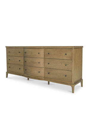   Modern European furniture - Brown Oak 9-Drawer Dresser - www.oroa.com | Oroa.com