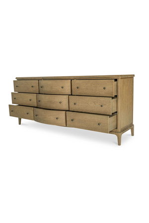   Modern European furniture - Brown Oak 9-Drawer Dresser - www.oroa.com | Oroa.com