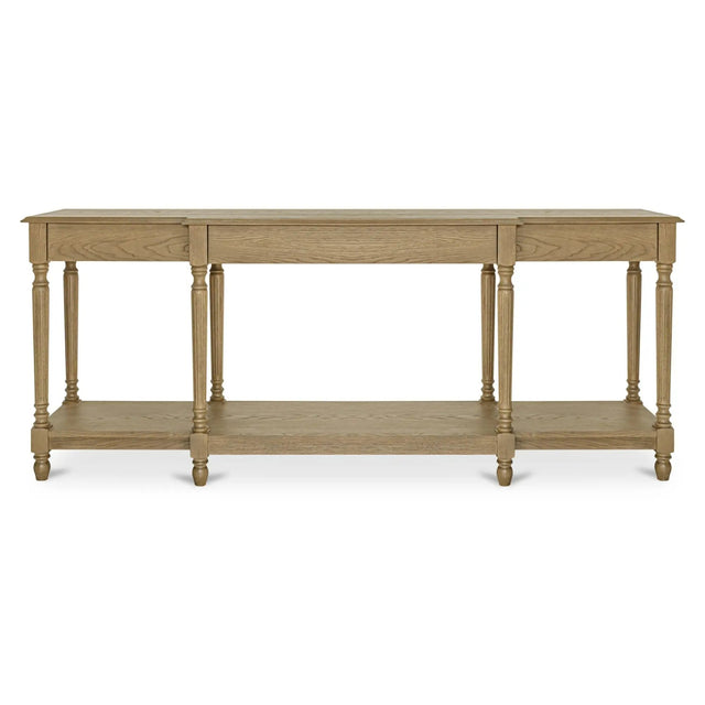 Modern European furniture - Vintage Style Oak Console Table - www.oroa.com