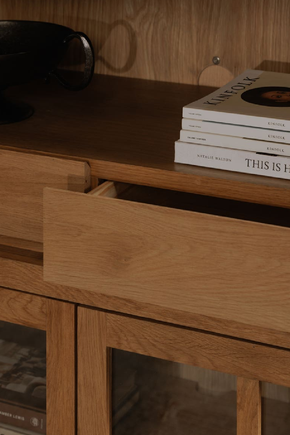   Modern European furniture - Oak 4-Door Tall Cabinet - www.oroa.com | Oroa.com