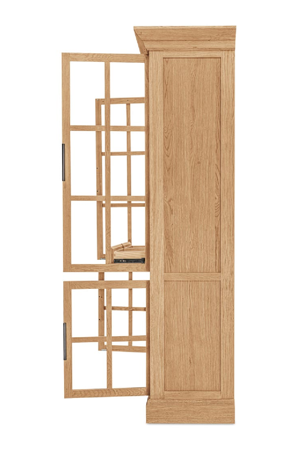   Modern European furniture - Oak 4-Door Tall Cabinet - www.oroa.com | Oroa.com