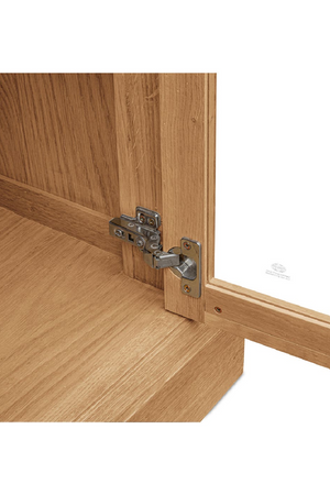   Modern European furniture - Oak 4-Door Tall Cabinet - www.oroa.com | Oroa.com