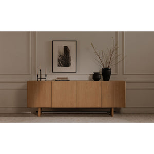   Modern European furniture - 4-Door Natural Oak Sideboard - www.oroa.com | Oroa.com