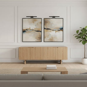   4-Door Natural Oak Sideboard | Oroa.com