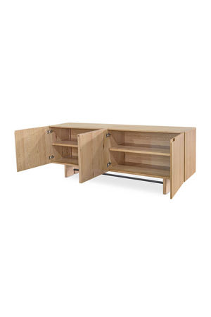   Modern European furniture - 4-Door Natural Oak Sideboard - www.oroa.com | Oroa.com