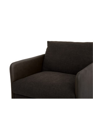   Modern European furniture - Leather Arm Accent Chair - www.oroa.com | Oroa.com