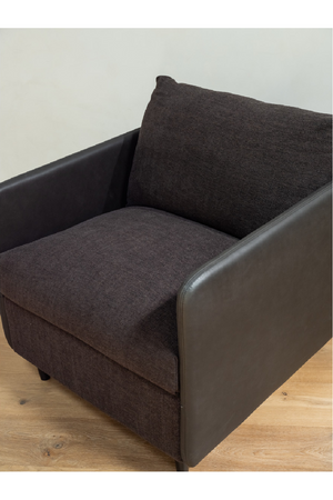  Modern European furniture - Leather Arm Accent Chair - www.oroa.com | Oroa.com