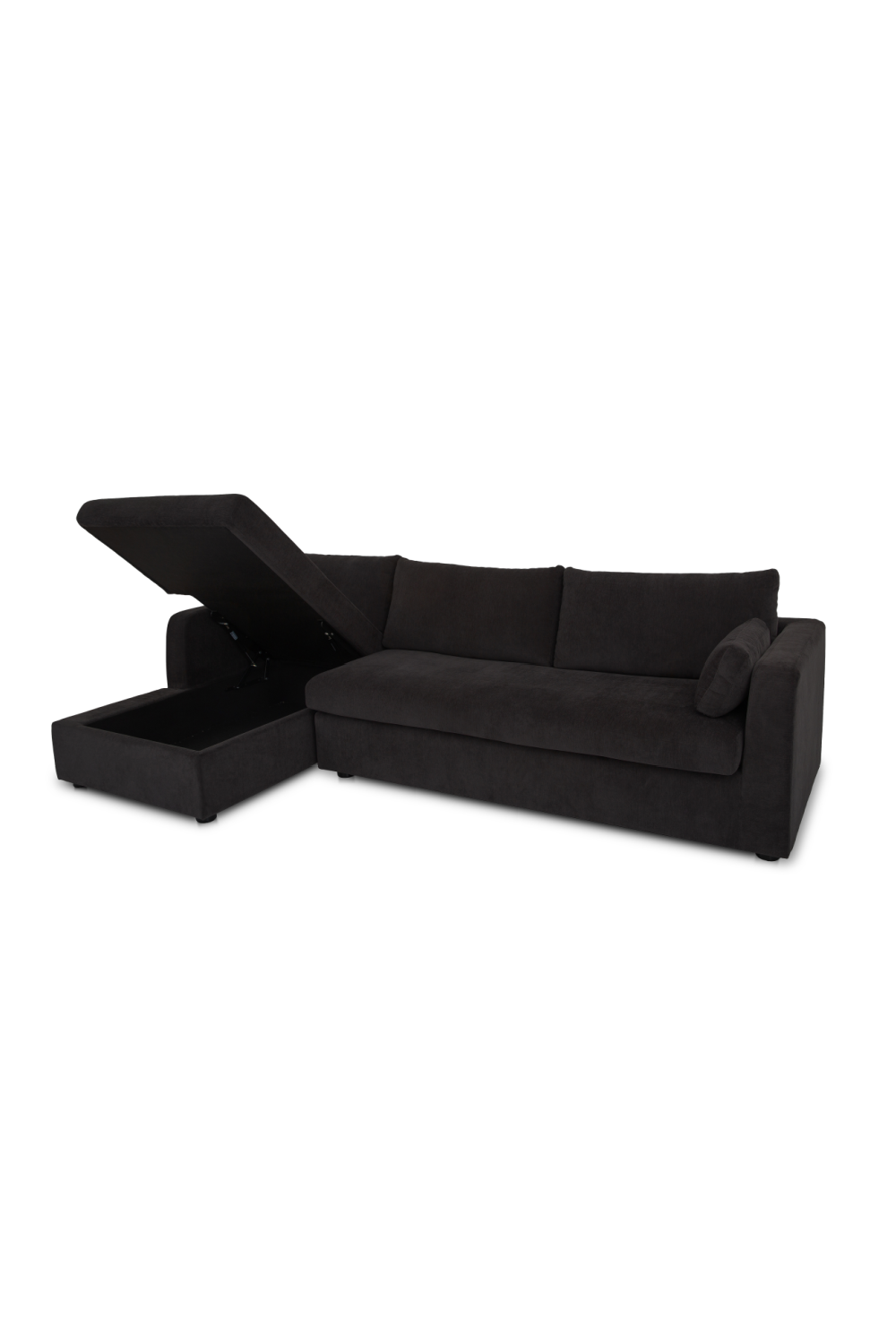   Modern European furniture - Sectional Sofa with Storage Chaise - www.oroa.com | Oroa.com