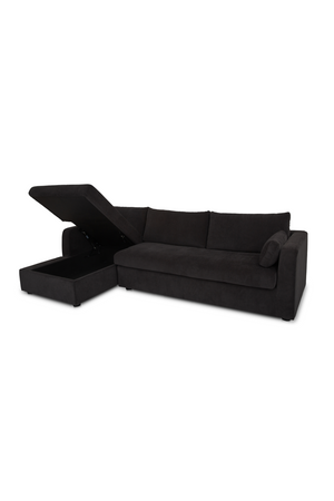   Modern European furniture - Sectional Sofa with Storage Chaise - www.oroa.com | Oroa.com