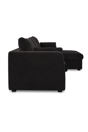   Modern European furniture - Sectional Sofa with Storage Chaise - www.oroa.com | Oroa.com