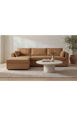   Modern European furniture - Sectional Sofa with Storage Chaise - www.oroa.com | Oroa.com