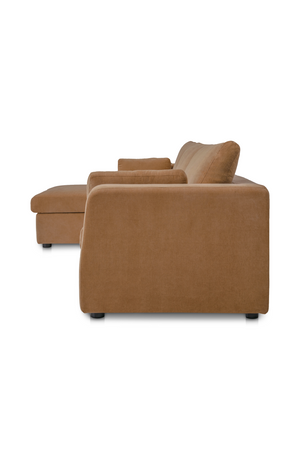   Modern European furniture - Sectional Sofa with Storage Chaise - www.oroa.com | Oroa.com