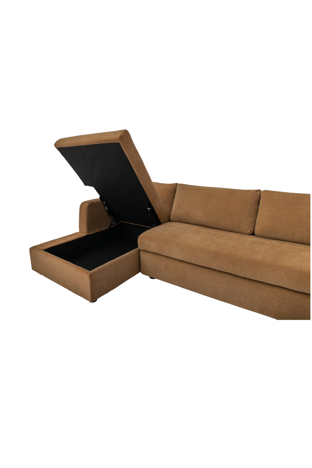   Modern European furniture - Sectional Sofa with Storage Chaise - www.oroa.com | Oroa.com