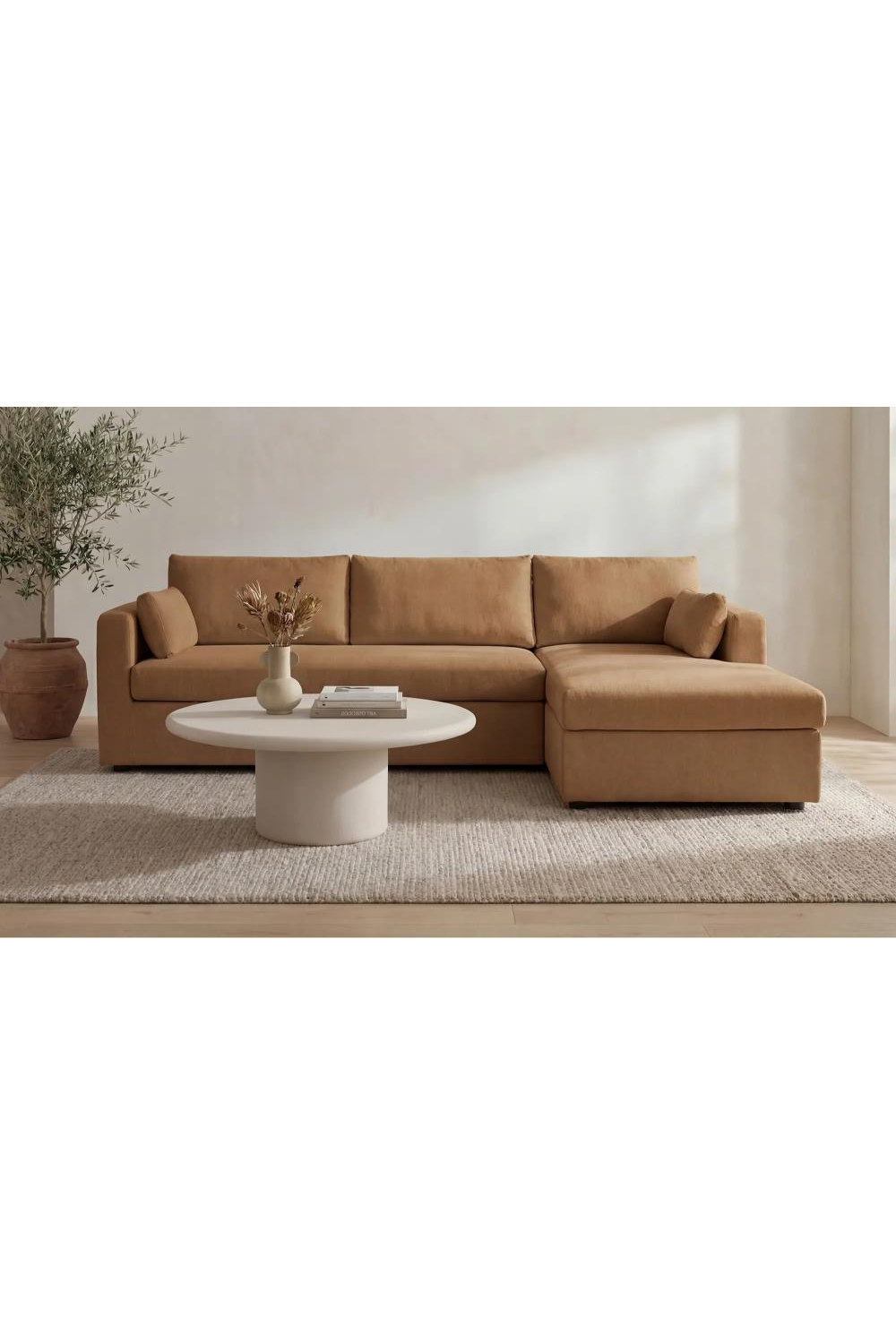  Modern European furniture - Sectional Sofa with Storage Chaise - www.oroa.com | Oroa.com