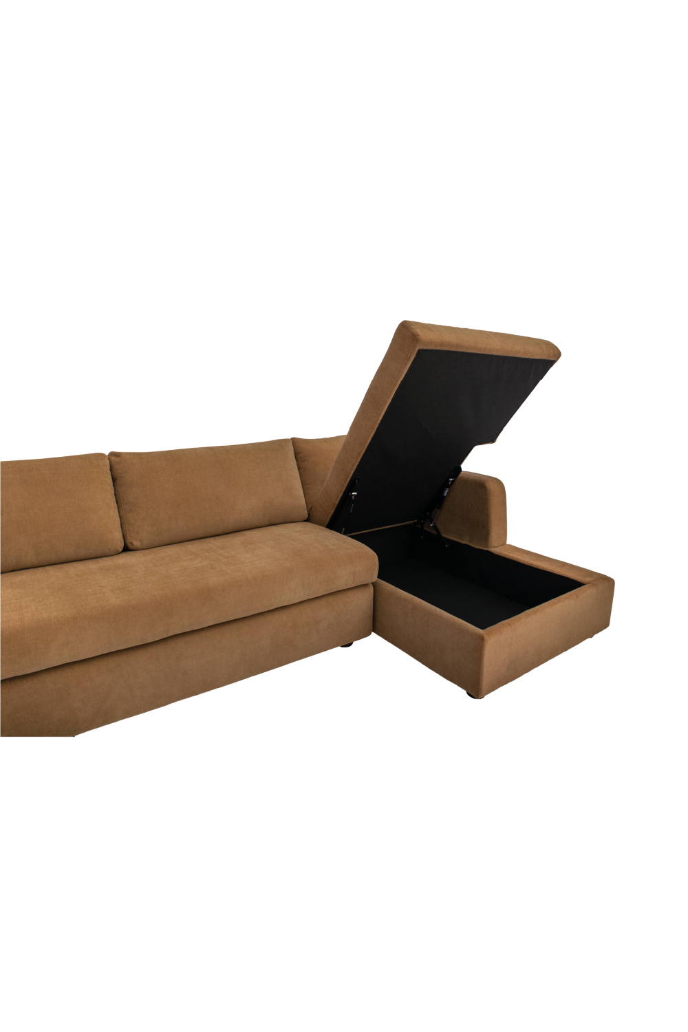   Modern European furniture - Sectional Sofa with Storage Chaise - www.oroa.com | Oroa.com