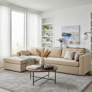   Modern European furniture - Sectional Sofa with Storage Chaise - www.oroa.com | Oroa.com