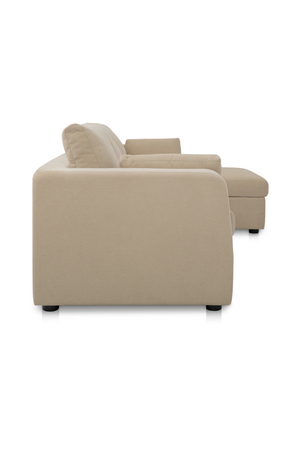   Modern European furniture - Sectional Sofa with Storage Chaise - www.oroa.com | Oroa.com