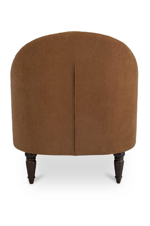   Modern European furniture -Tufted-Back Curved Accent Chair - www.oroa.com | Oroa.com