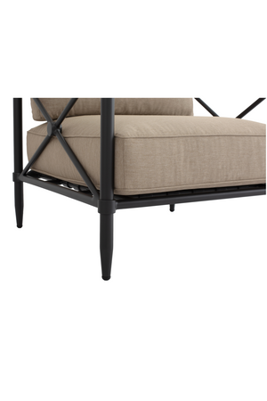   Modern European furniture - X-Framed Outdoor Accent Chair - www.oroa.com | Oroa.com