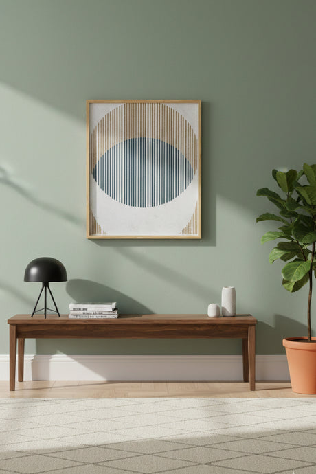   Modern European furniture - Circular Outline Art Print - www.oroa.com | Oroa.com