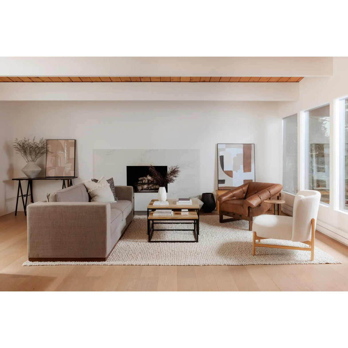   Modern European furniture - Modern Abstract Framed Painting - www.oroa.com | Oroa.com