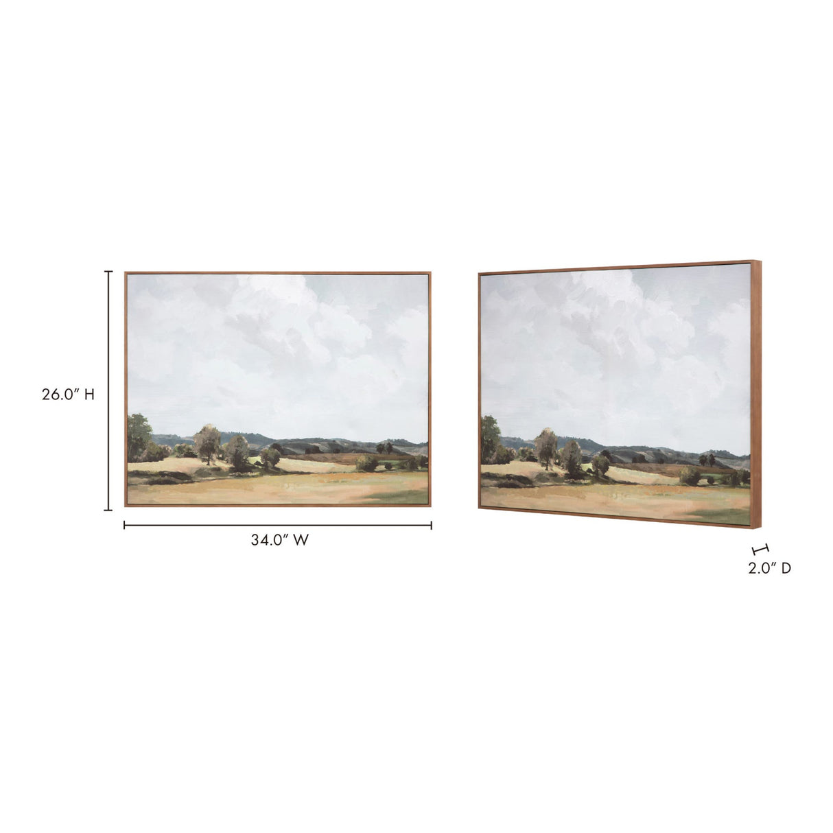   Modern European furniture - Rural Landscape Framed Painting - www.oroa.com | Oroa.com