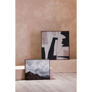   Modern European furniture - Abstract Shapes Framed Painting - www.oroa.com | Oroa.com