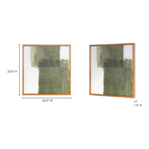   Modern or European furniture - Earthy Green Framed Painting - link to oroa.com | Oroa.com