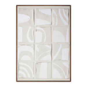   Modern European furniture - Gray Drid-Pattern Art Print - www.oroa.com | Oroa.com