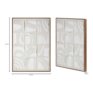   Modern European furniture - Gray Drid-Pattern Art Print - www.oroa.com | Oroa.com