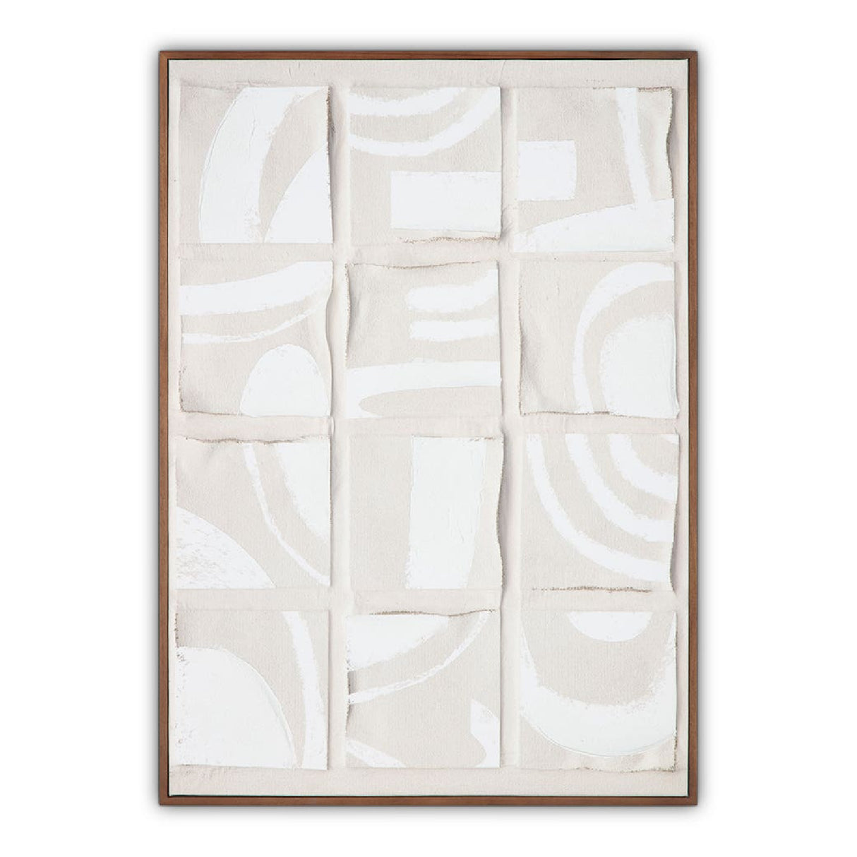   Modern European furniture - Gray Drid-Pattern Art Print - www.oroa.com | Oroa.com
