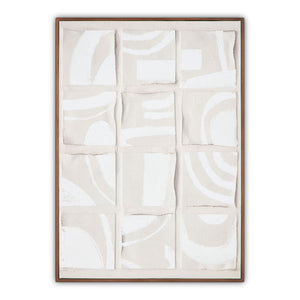   Modern European furniture - Gray Drid-Pattern Art Print - www.oroa.com | Oroa.com