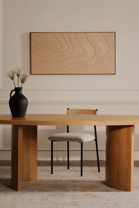   Modern European furniture - Brown Wavy Textured Painting - www.oroa.com | Oroa.com
