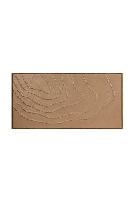   Modern European furniture - Brown Wavy Textured Painting - www.oroa.com | Oroa.com