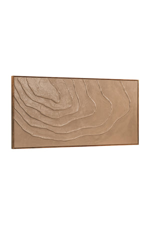   Modern European furniture - Brown Wavy Textured Painting - www.oroa.com | Oroa.com