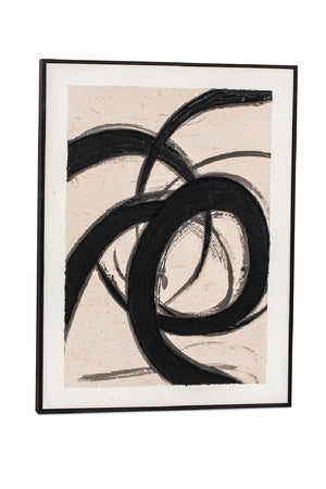   Modern European furniture - Flowy Brush Strokes Painting - www.oroa.com | Oroa.com
